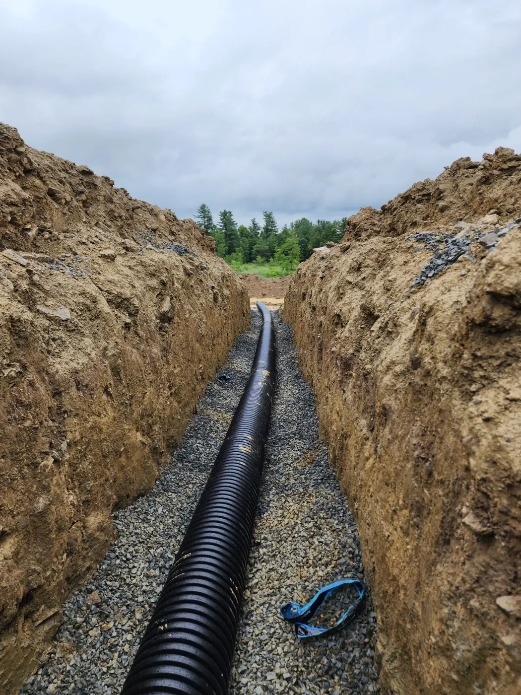 Drainage pipe installation