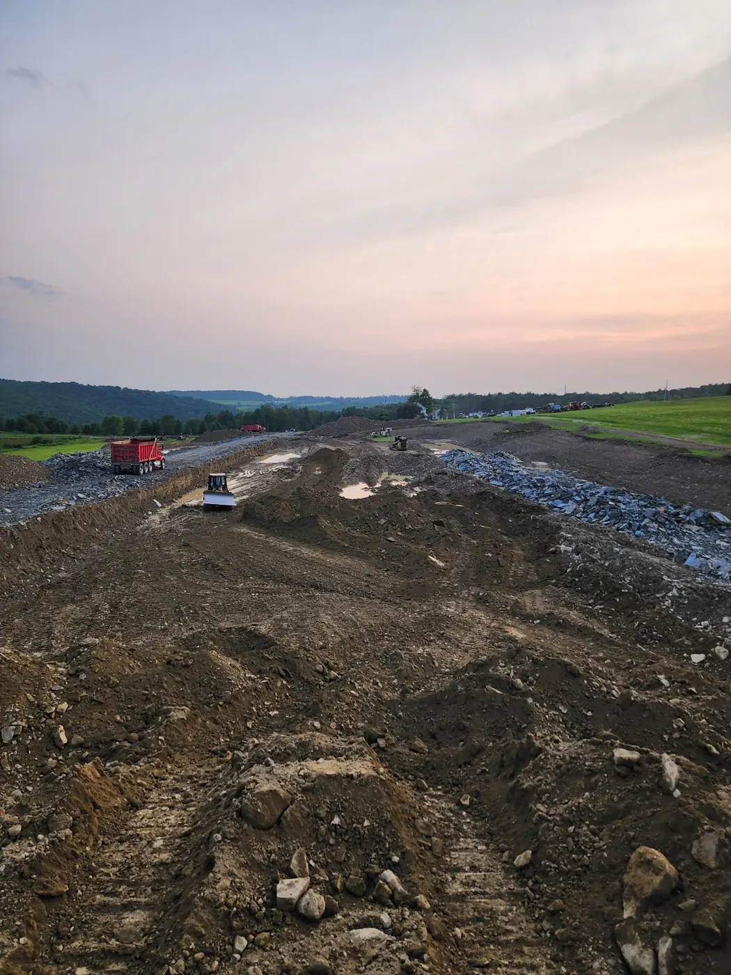 Agricultural building site